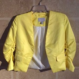 Highlighter Yellow Blazer